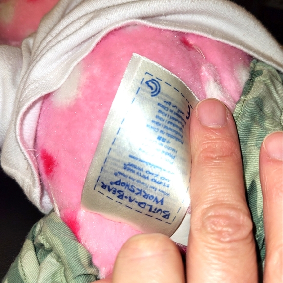 Build a Bear loveable pink hearts kitty - Picture 6 of 6